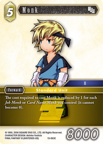 Monk [Opus XIII: Crystal Radiance] | Odin's Place