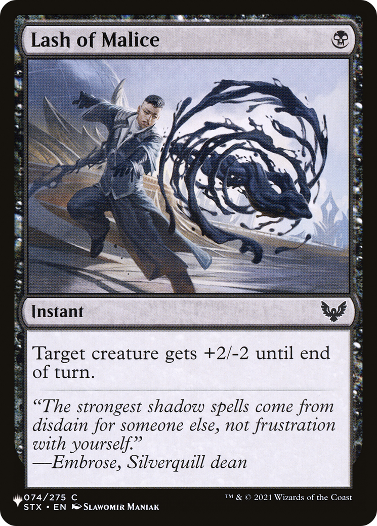 Lash of Malice [The List] | Odin's Place