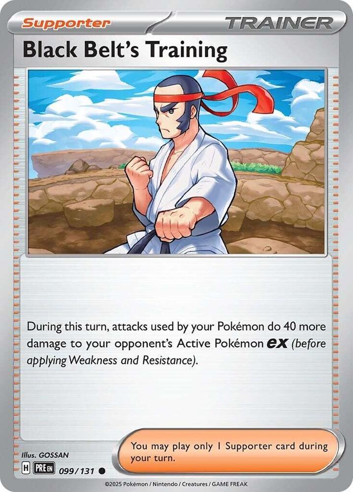 Black Belt's Training (099/131) [Scarlet & Violet: Prismatic Evolutions] | Odin's Place