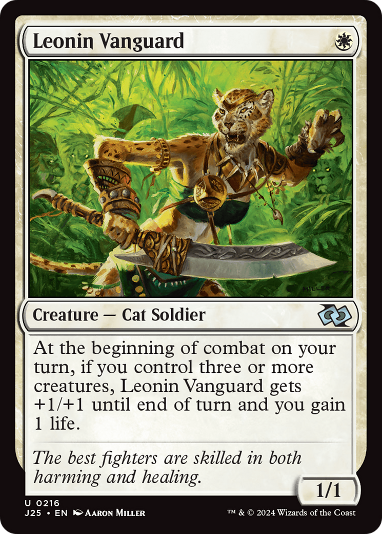 Leonin Vanguard [Foundations Jumpstart] | Odin's Place