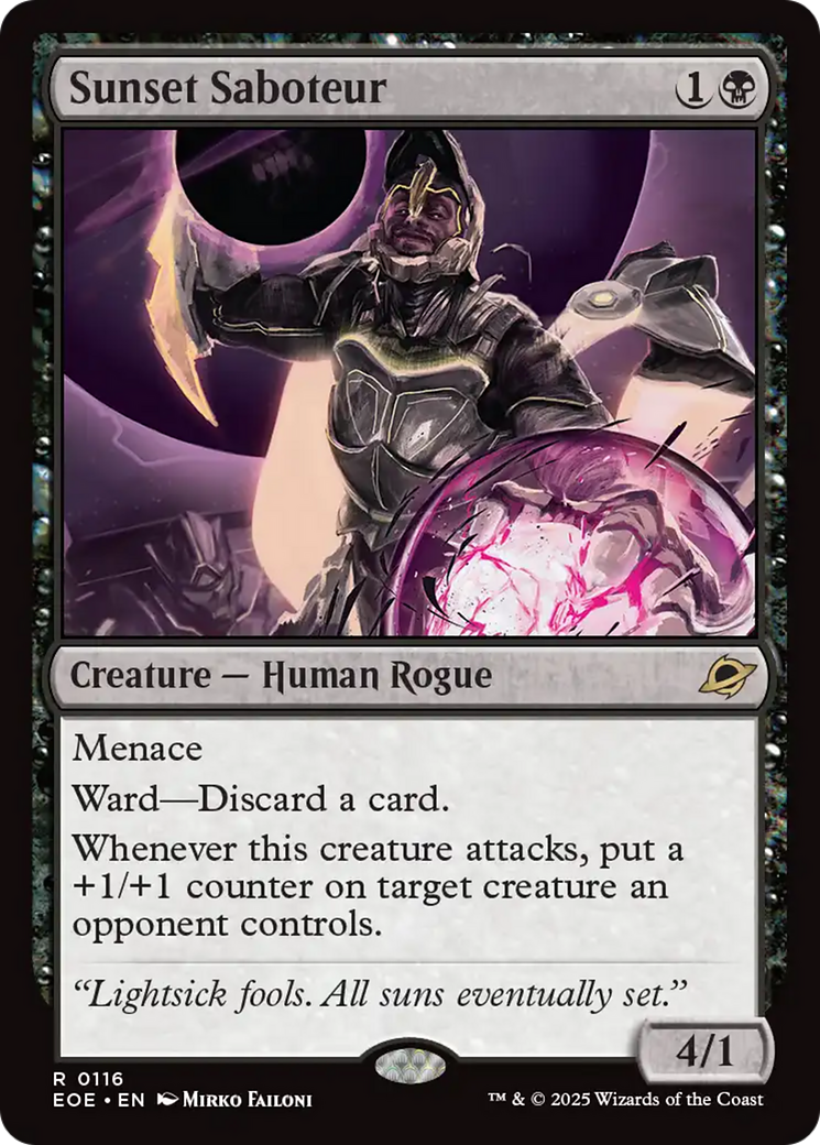 Sunset Saboteur [Edge of Eternities] | Odin's Place