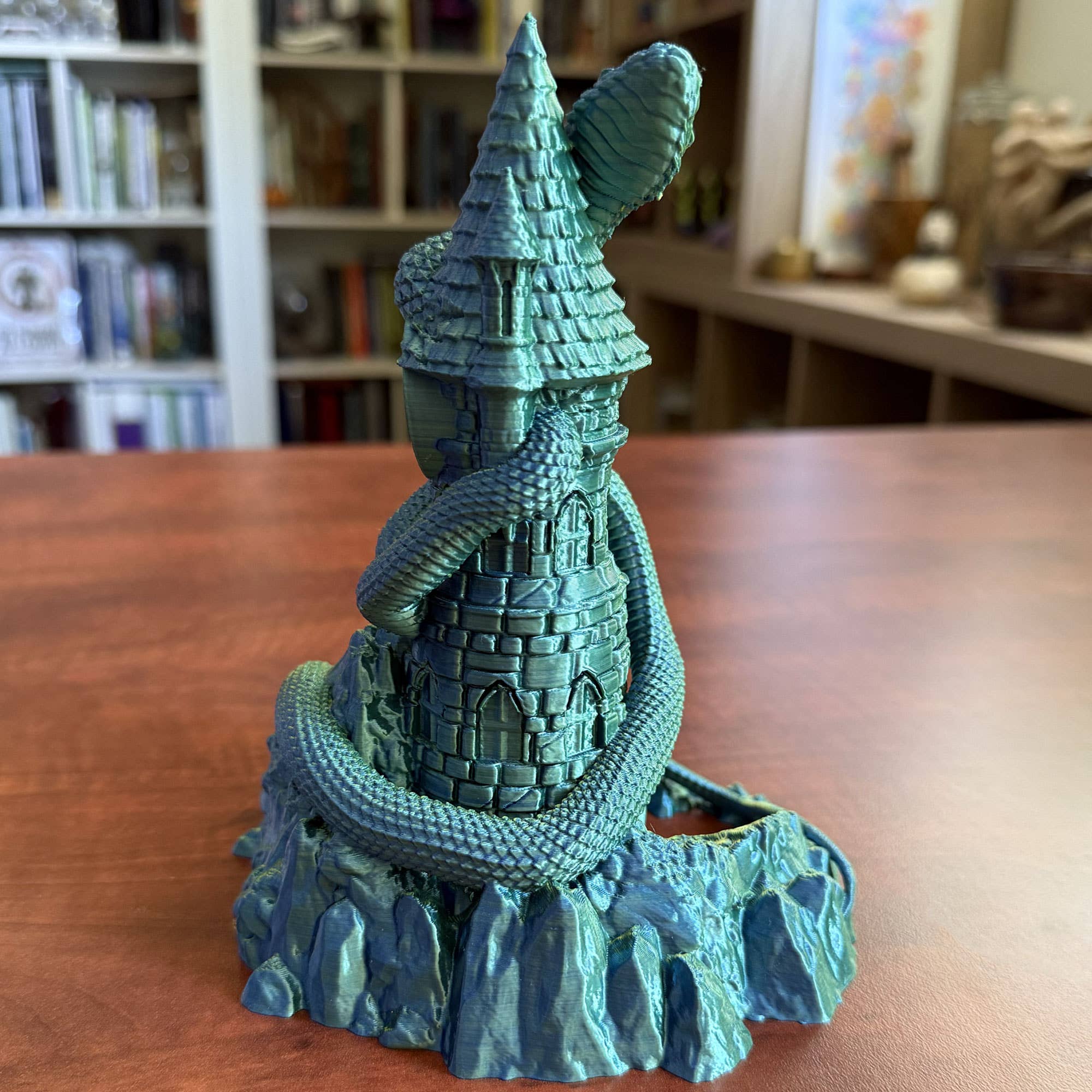 Serpentine Dice Tower | TTRPG, D&D, Pathfinder, CoC | Odin's Place