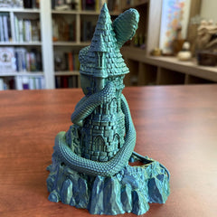 Serpentine Dice Tower | TTRPG, D&D, Pathfinder, CoC | Odin's Place