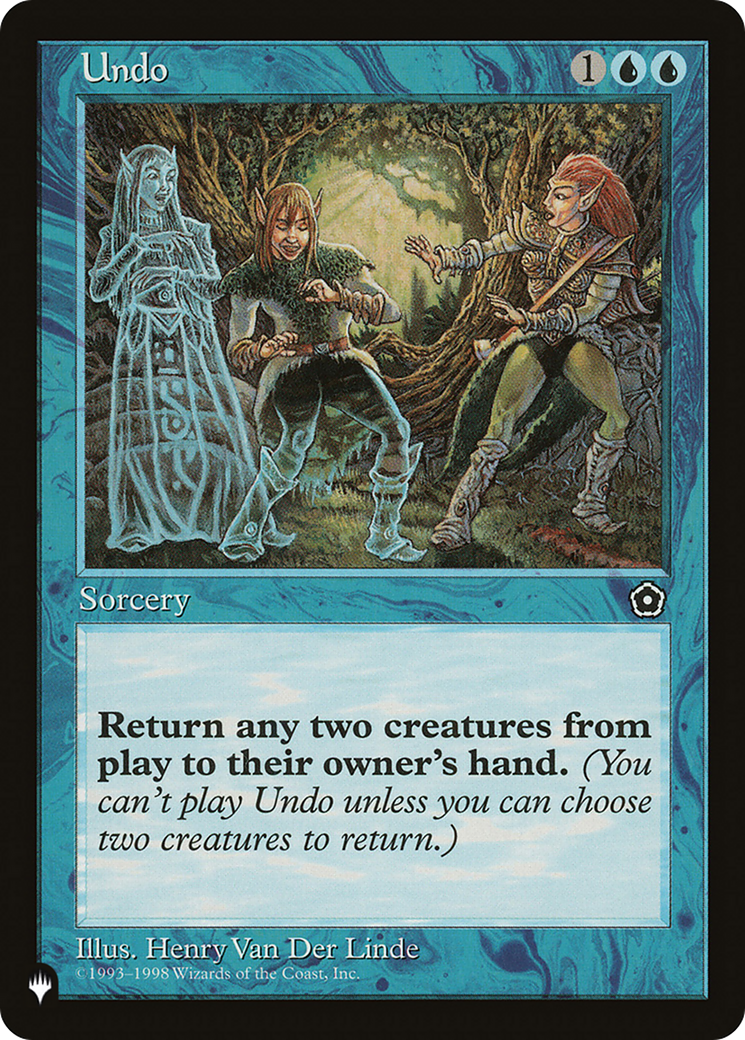Undo [The List] | Odin's Place