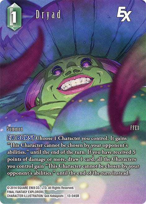 Dryad EX (Full Art) [Opus XIII: Crystal Radiance] | Odin's Place