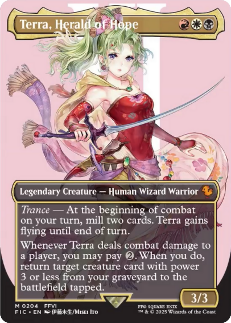 Terra, Herald of Hope (Borderless) [FINAL FANTASY Commander] | Odin's Place
