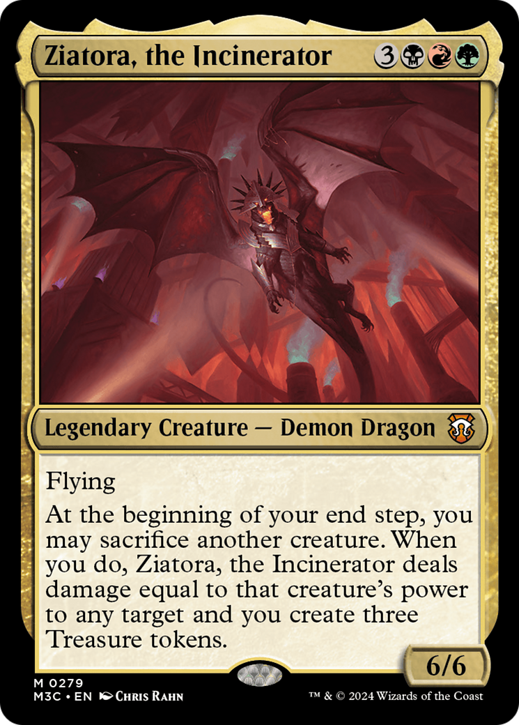Ziatora, the Incinerator (Ripple Foil) [Modern Horizons 3 Commander] | Odin's Place