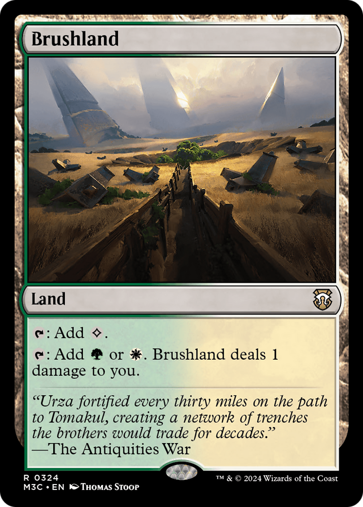 Brushland (Ripple Foil) [Modern Horizons 3 Commander] | Odin's Place