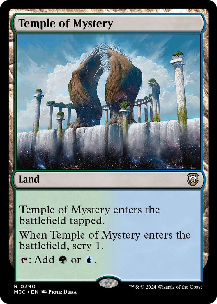 Temple of Mystery (Ripple Foil) [Modern Horizons 3 Commander] | Odin's Place