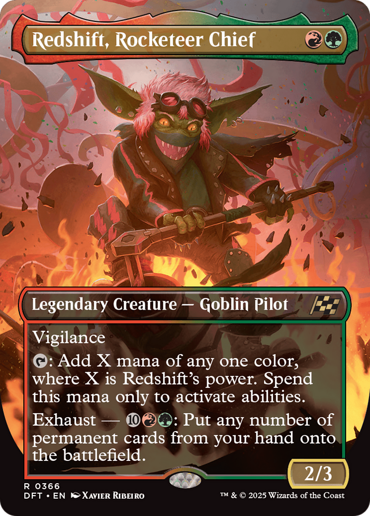 Redshift, Rocketeer Chief (Borderless) [Aetherdrift] | Odin's Place