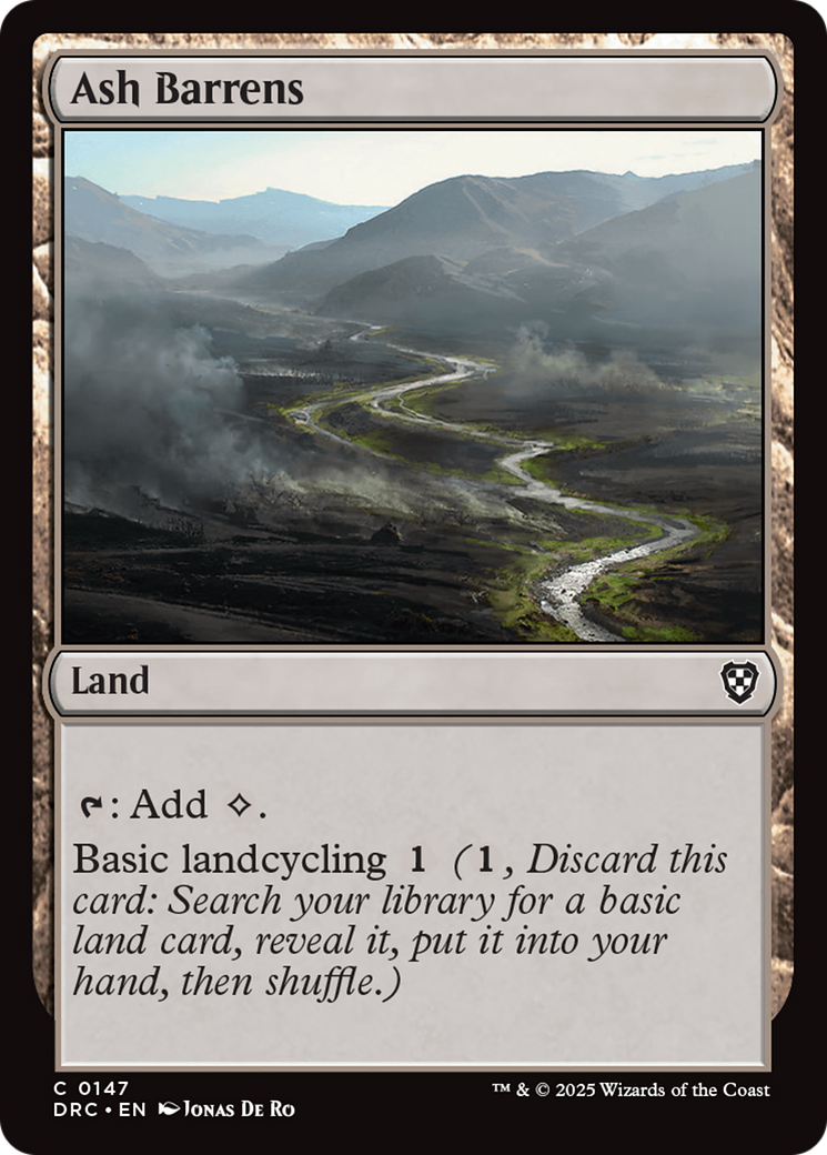 Ash Barrens [Aetherdrift Commander] | Odin's Place