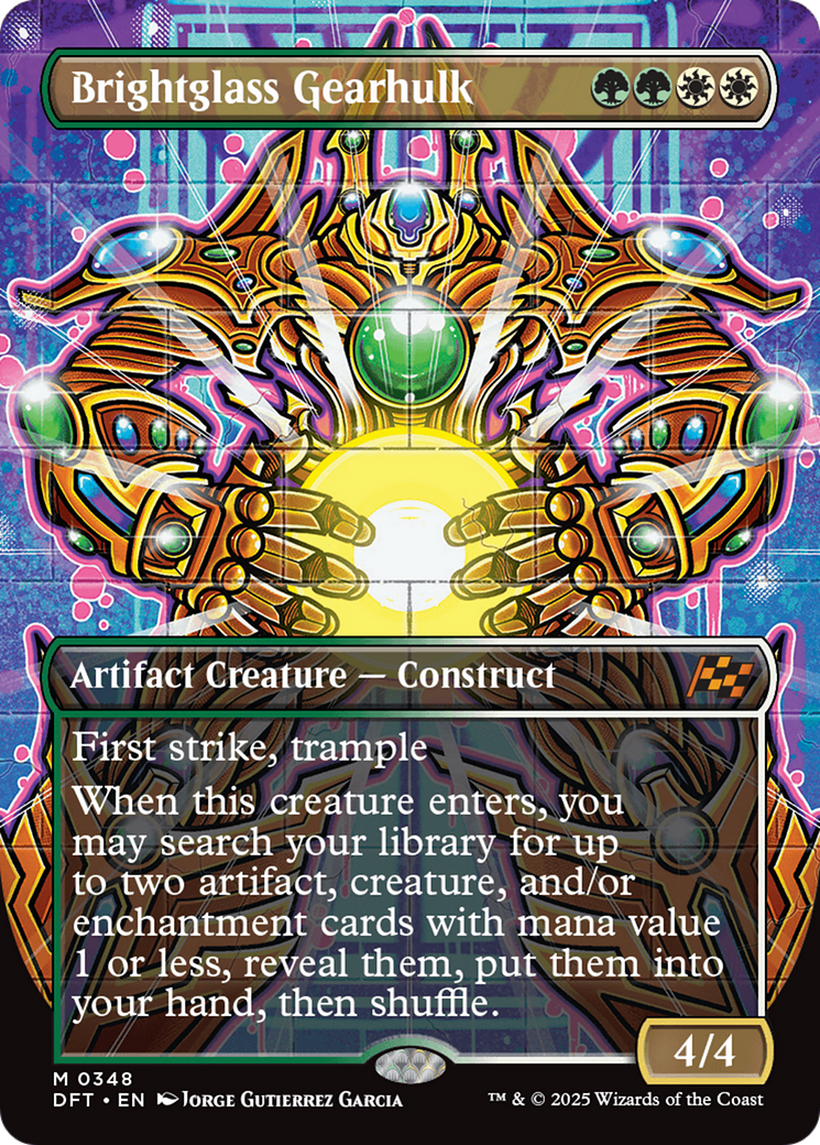 Brightglass Gearhulk (Borderless) [Aetherdrift] | Odin's Place