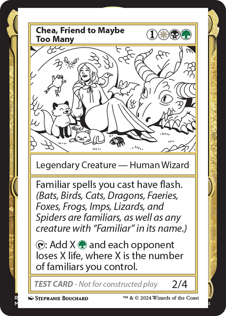 Chea, Friend to Maybe Too Many [Mystery Booster 2 Playtest Cards] | Odin's Place