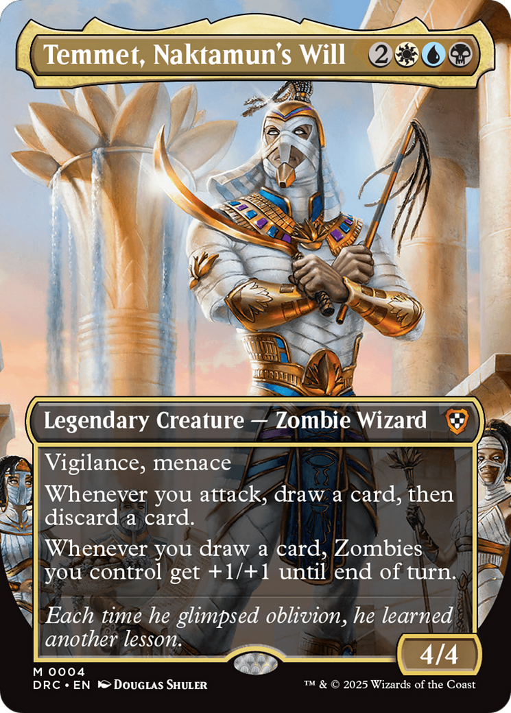 Temmet, Naktamun's Will (Borderless) [Aetherdrift Commander] | Odin's Place