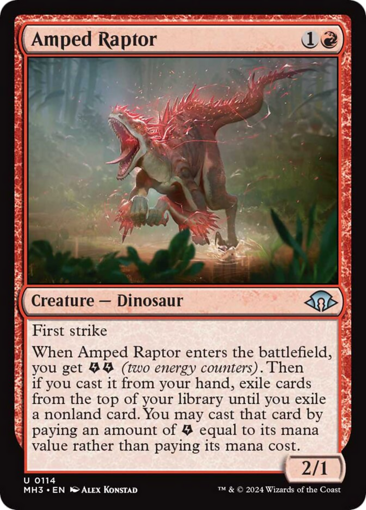 Amped Raptor [Modern Horizons 3] | Odin's Place