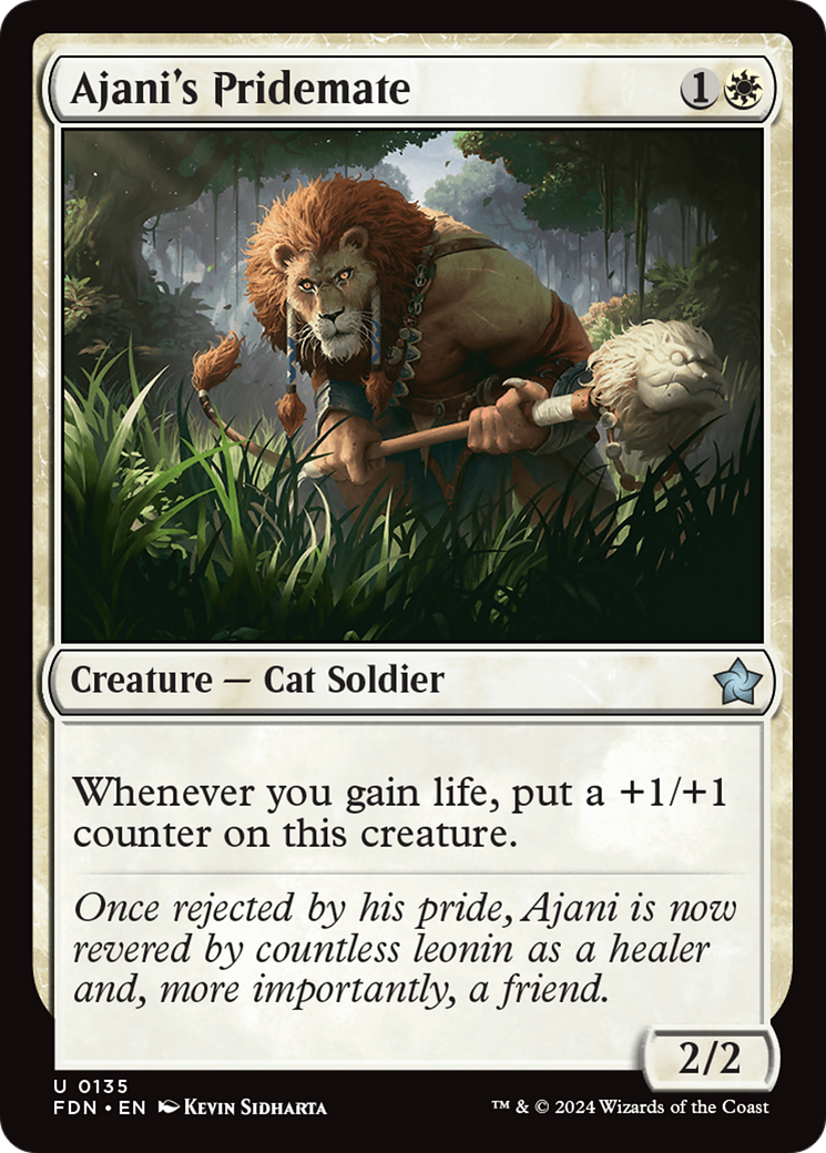 Ajani's Pridemate [Foundations] | Odin's Place