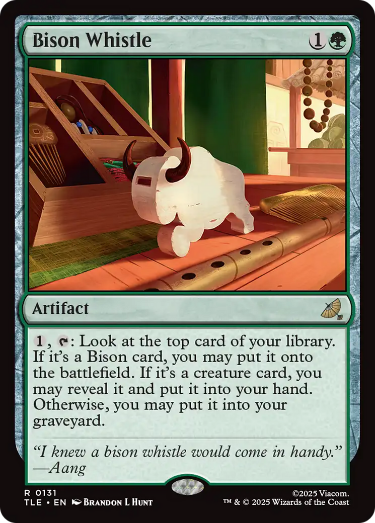 Bison Whistle [Avatar: The Last Airbender: Eternal-Legal] | Odin's Place