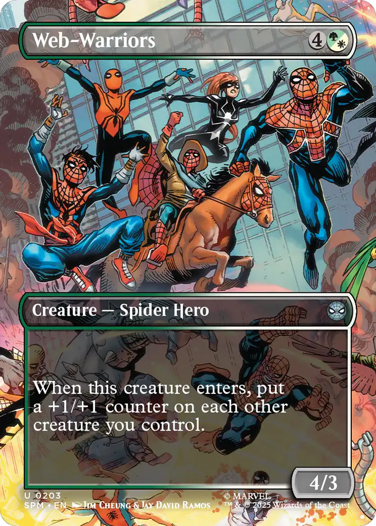 Web-Warriors (Borderless) [Marvel's Spider-Man] | Odin's Place