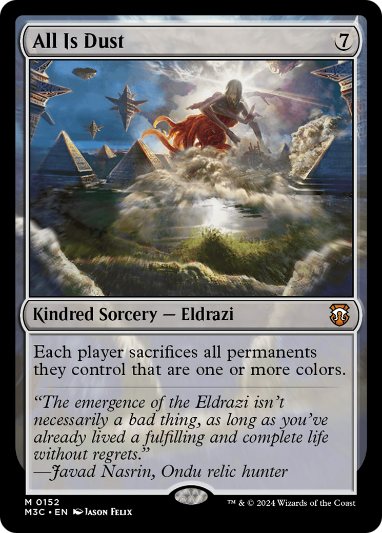 All Is Dust (Ripple Foil) [Modern Horizons 3 Commander] | Odin's Place