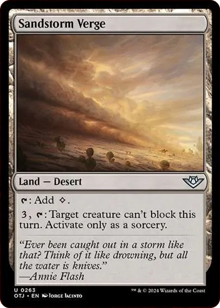 Sandstorm Verge [Outlaws of Thunder Junction] | Odin's Place