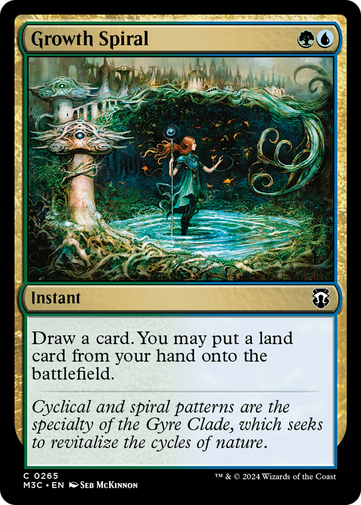 Growth Spiral (Ripple Foil) [Modern Horizons 3 Commander] | Odin's Place