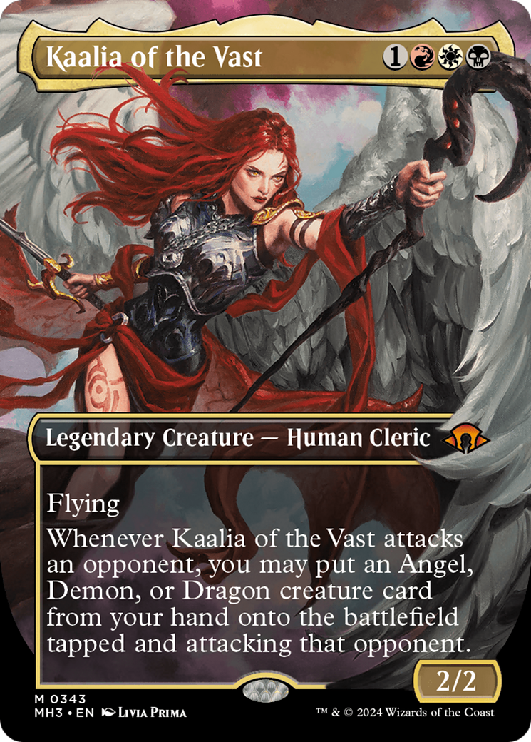 Kaalia of the Vast (Borderless) (0343) [Modern Horizons 3] | Odin's Place