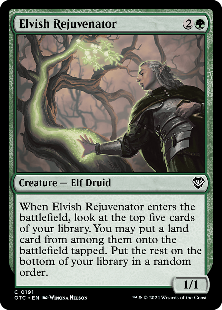 Elvish Rejuvenator [Outlaws of Thunder Junction Commander] | Odin's Place