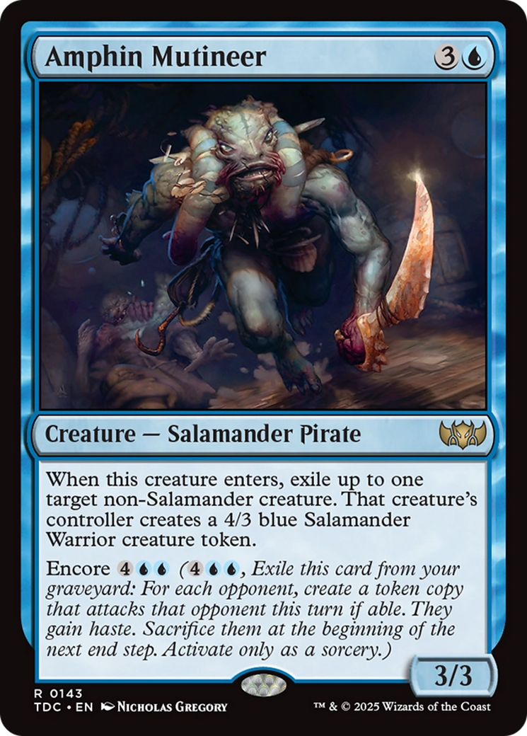 Amphin Mutineer [Tarkir: Dragonstorm Commander] | Odin's Place