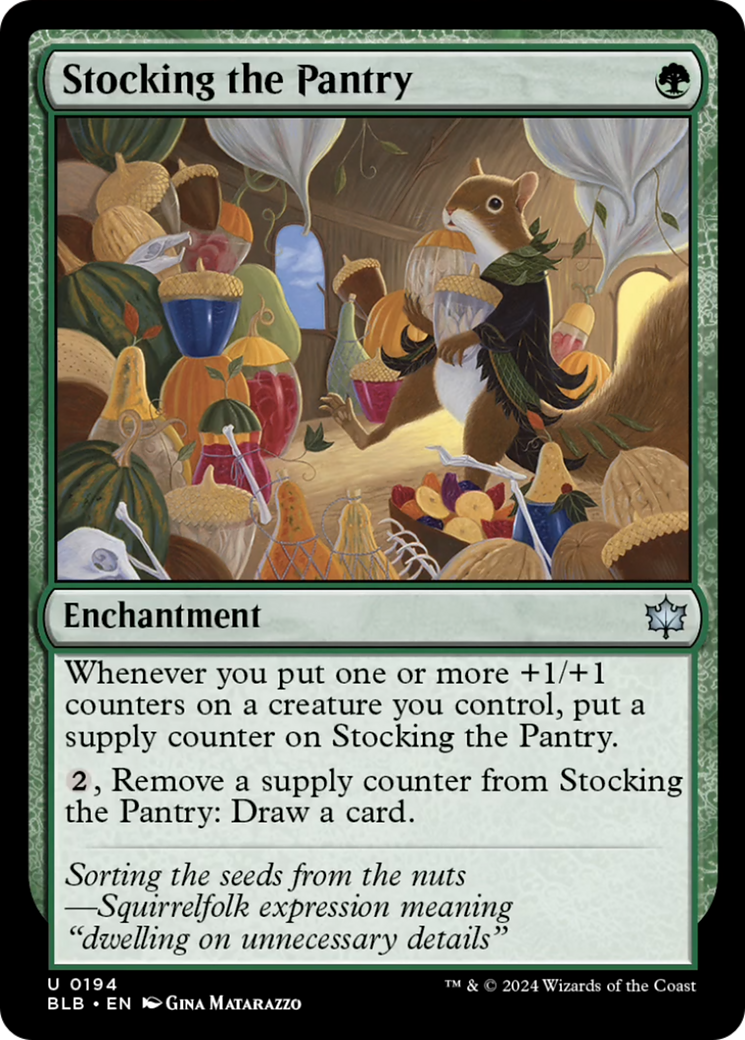 Stocking the Pantry [Bloomburrow] | Odin's Place