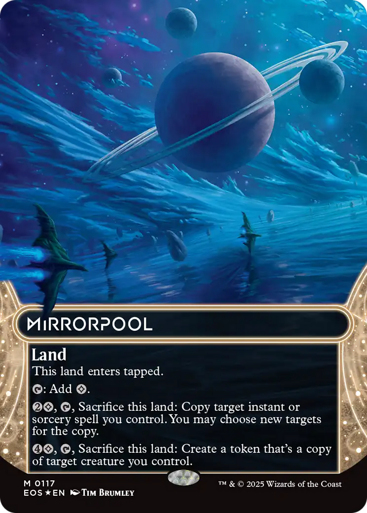 Mirrorpool (0117) (Borderless) (Galaxy Foil) [Edge of Eternities: Stellar Sights] | Odin's Place