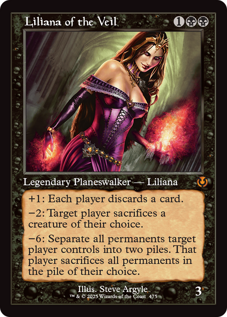 Liliana of the Veil (Retro Frame) [Innistrad Remastered] | Odin's Place