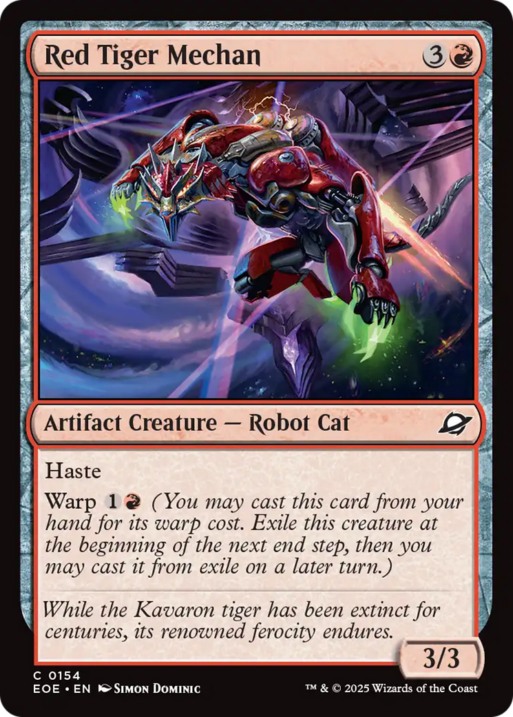 Red Tiger Mechan [Edge of Eternities] | Odin's Place