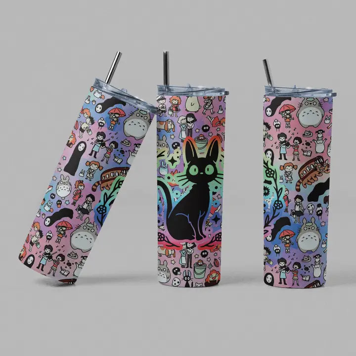 The Geek Boutique: Gigi Cat and Company Anime Inspired Tumbler | Odin's Place