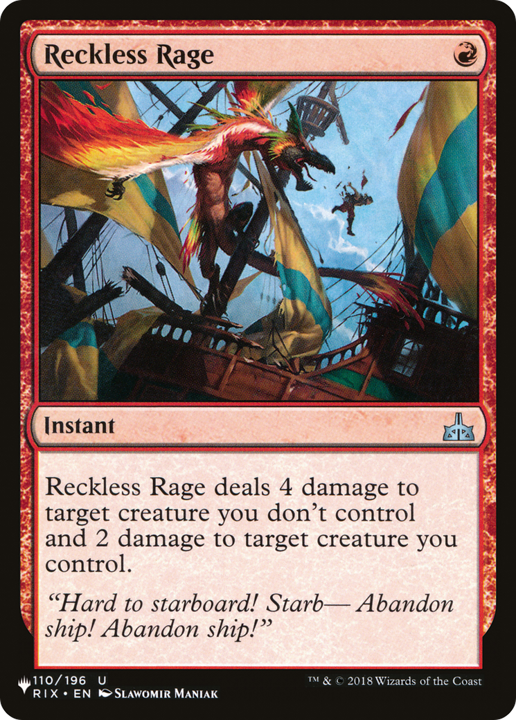 Reckless Rage [The List] | Odin's Place