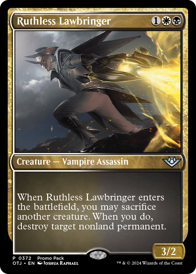 Ruthless Lawbringer (Promo Pack) [Outlaws of Thunder Junction Promos] | Odin's Place