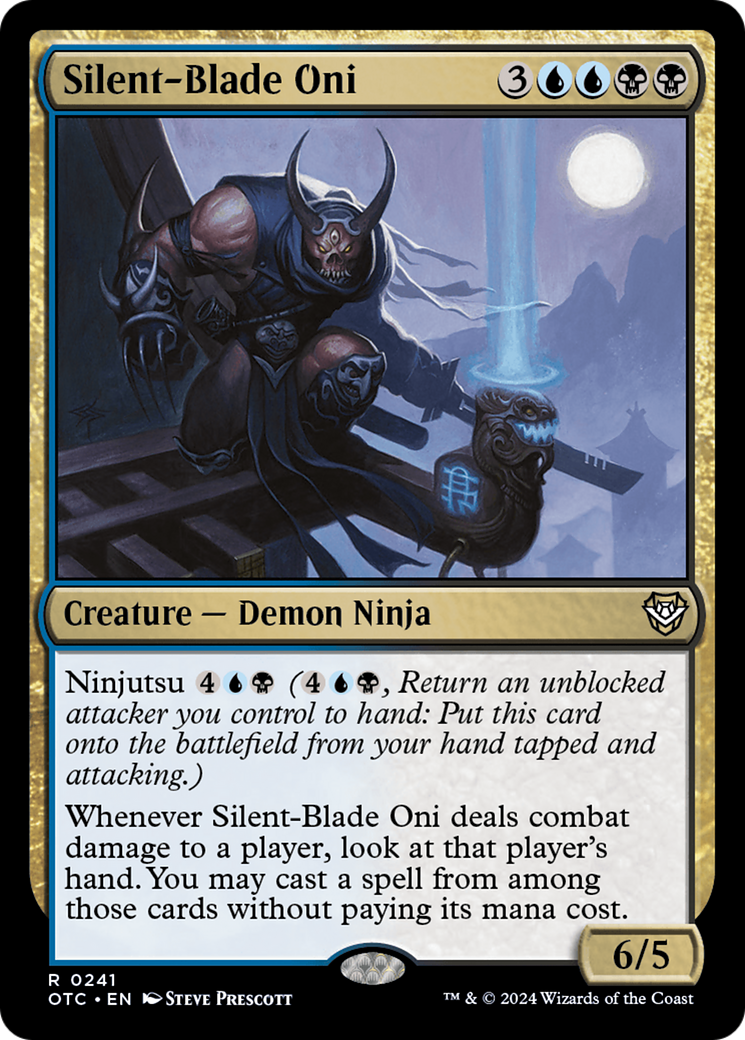 Silent-Blade Oni [Outlaws of Thunder Junction Commander] | Odin's Place