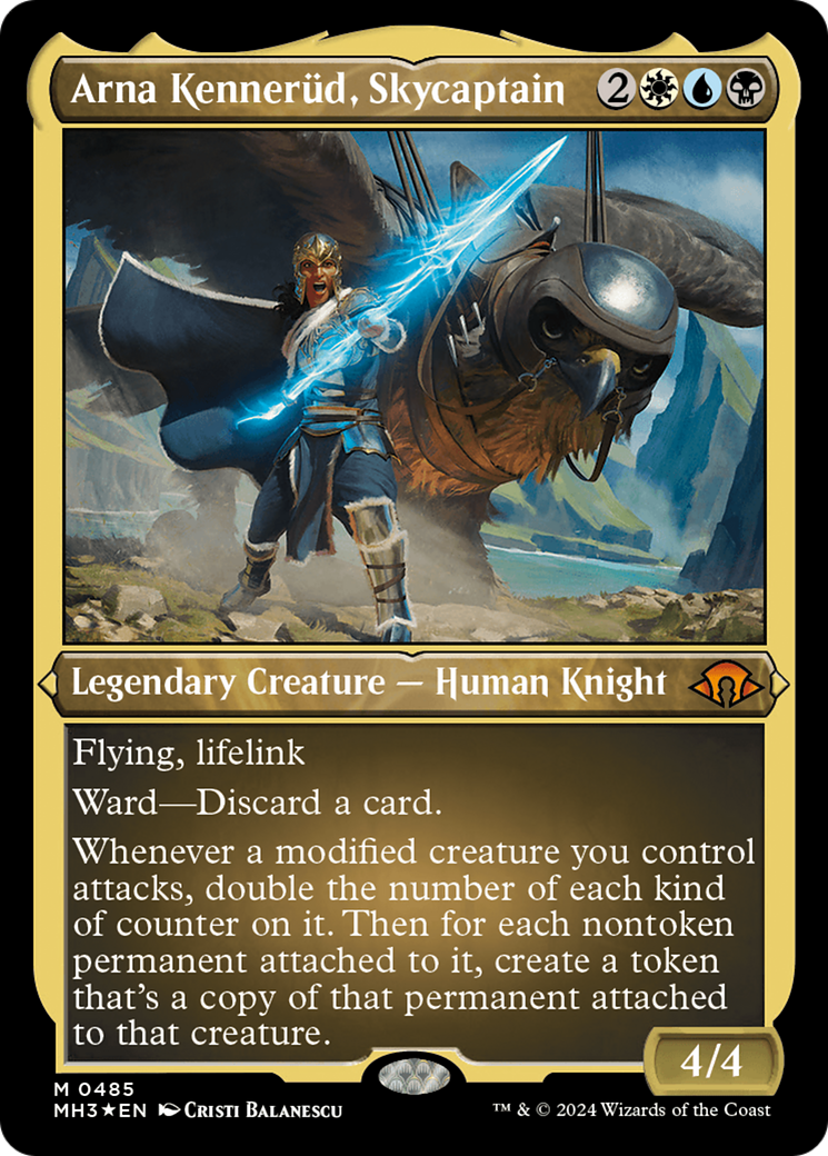 Arna Kennerud, Skycaptain (Foil Etched) [Modern Horizons 3] | Odin's Place