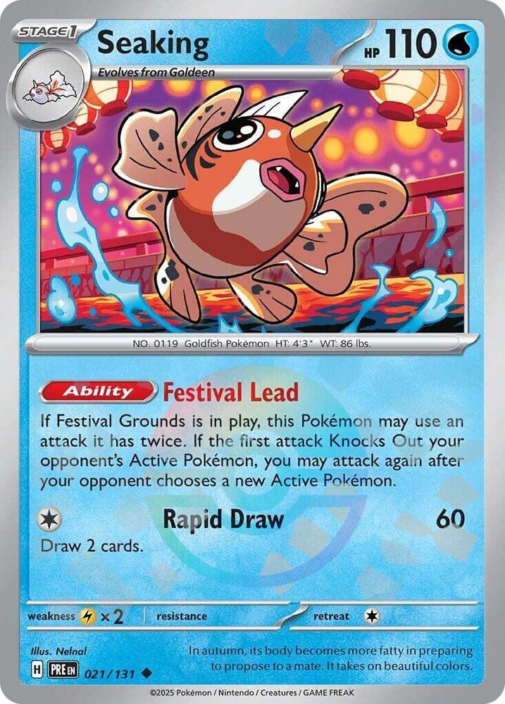 Seaking (021/131) (Poke Ball Pattern) [Scarlet & Violet: Prismatic Evolutions] | Odin's Place