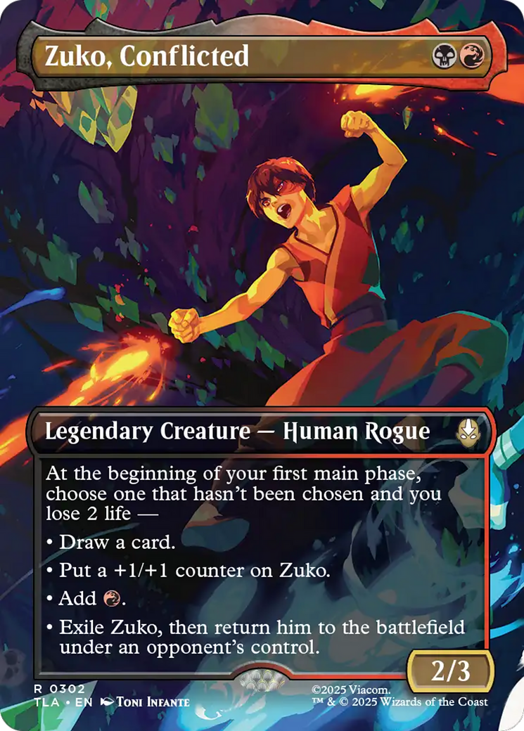 Zuko, Conflicted (Borderless) [Avatar: The Last Airbender] | Odin's Place
