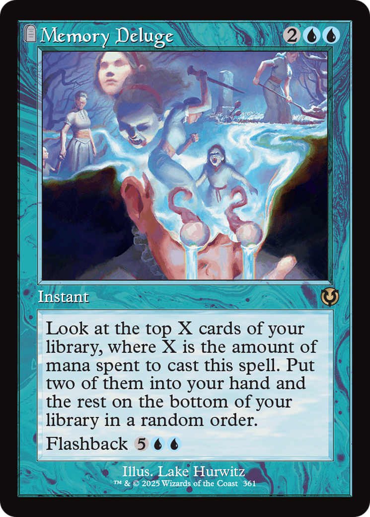 Memory Deluge (Retro Frame) [Innistrad Remastered] | Odin's Place