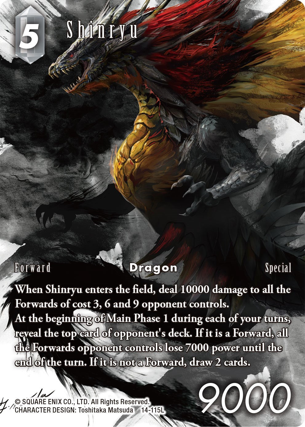 Shinryu (Full Art) [Opus XIV: Crystal Abyss] | Odin's Place