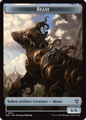 Beast (0010) // Beast (0011) Double-Sided Token [Aetherdrift Commander] | Odin's Place