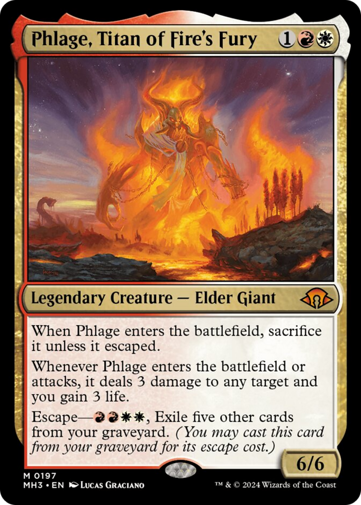 Phlage, Titan of Fire's Fury [Modern Horizons 3] | Odin's Place
