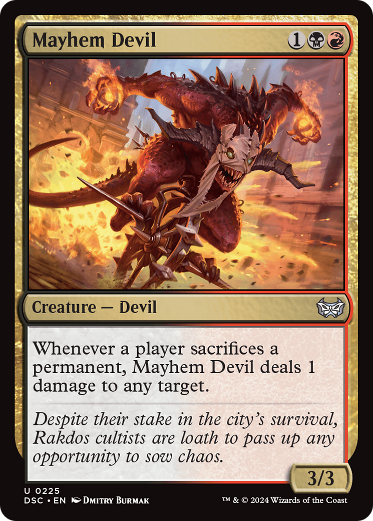 Mayhem Devil [Duskmourn: House of Horror Commander] | Odin's Place