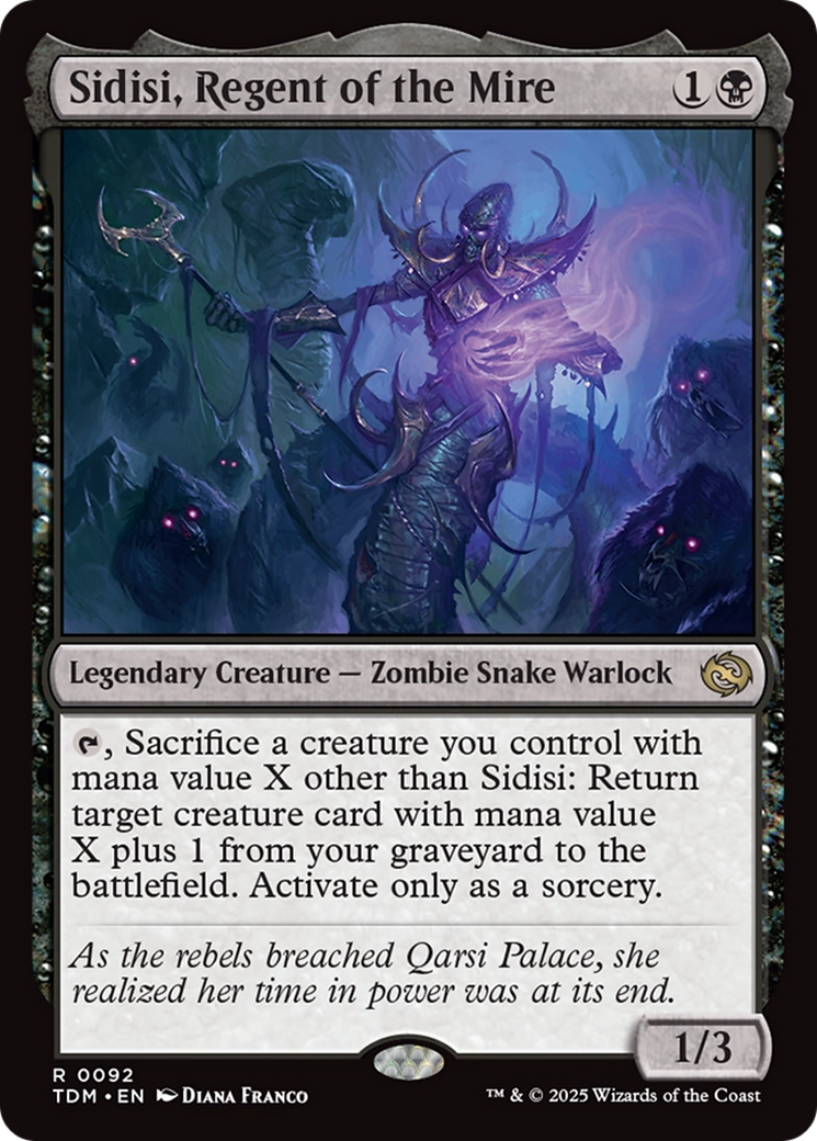 Sidisi, Regent of the Mire [Tarkir: Dragonstorm] | Odin's Place