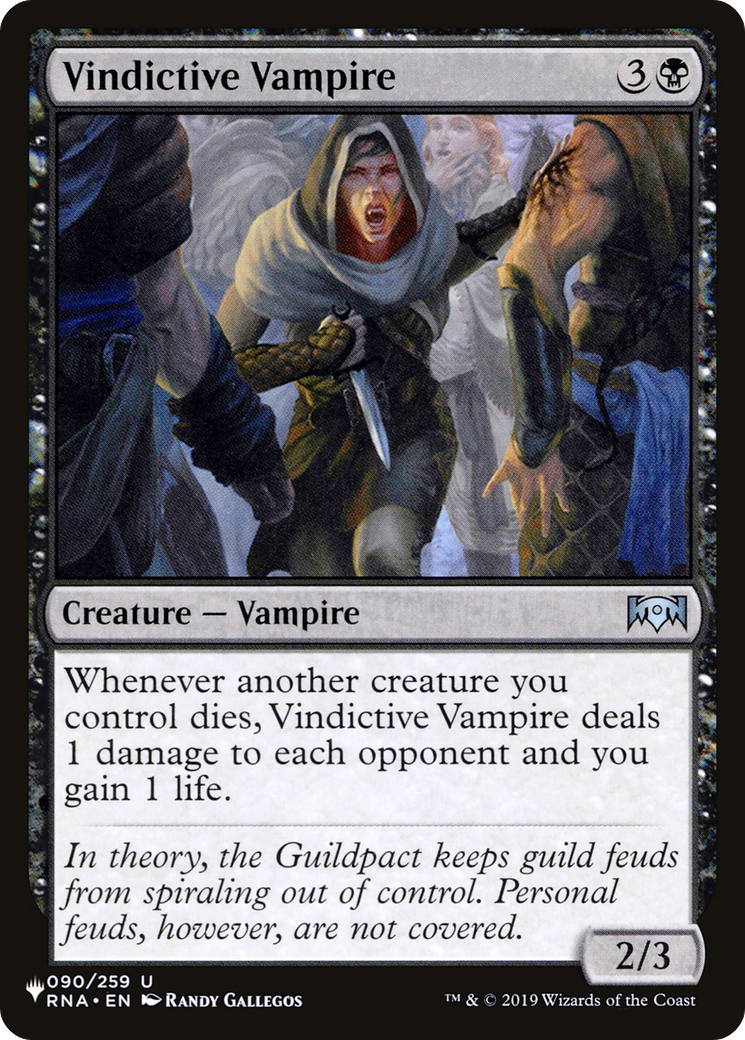 Vindictive Vampire [The List] | Odin's Place