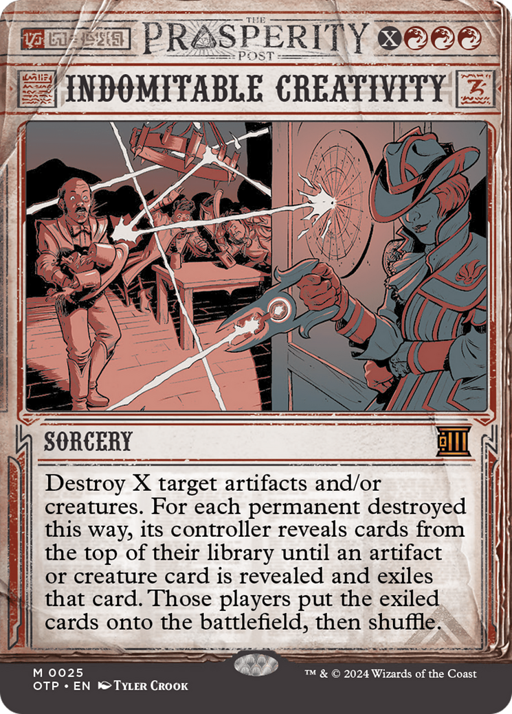Indomitable Creativity [Outlaws of Thunder Junction: Breaking News] | Odin's Place