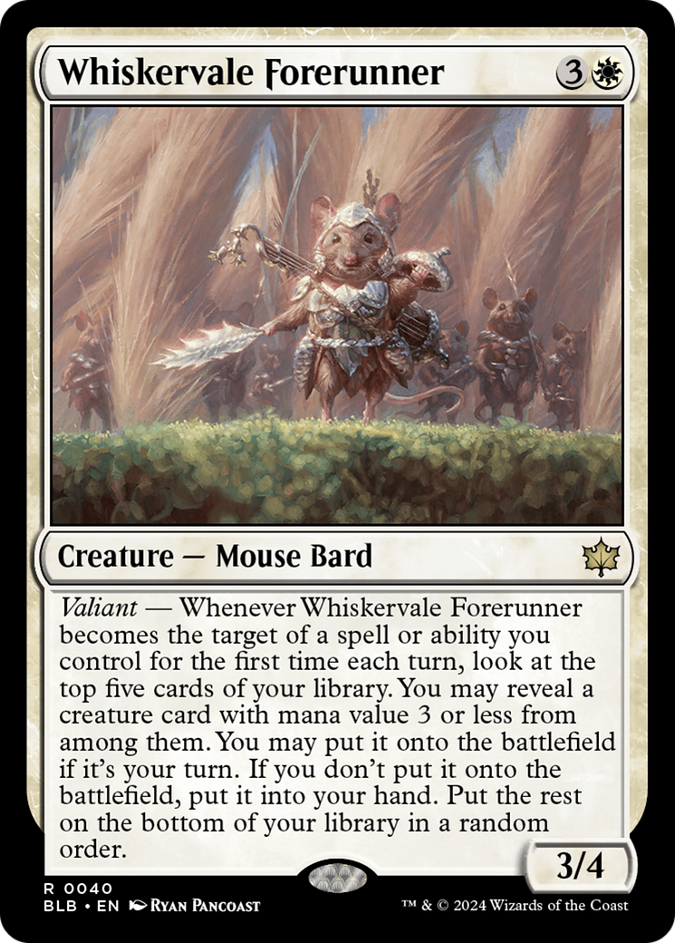 Whiskervale Forerunner [Bloomburrow] | Odin's Place