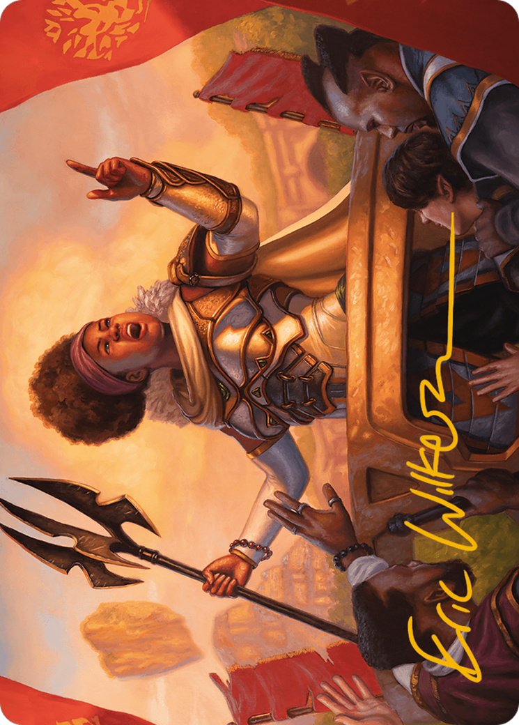 Recruiter of the Guard Art Card (Gold-Stamped Signature) [Modern Horizons 3 Art Series] | Odin's Place
