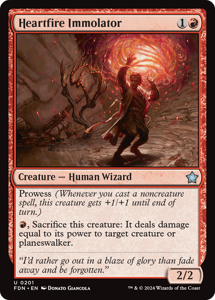 Heartfire Immolator [Foundations] | Odin's Place